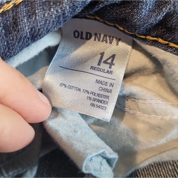 💙3 for $30💙 Old Navy Flare Leg Medium Wash Jeans 14 - Picture 4 of 6